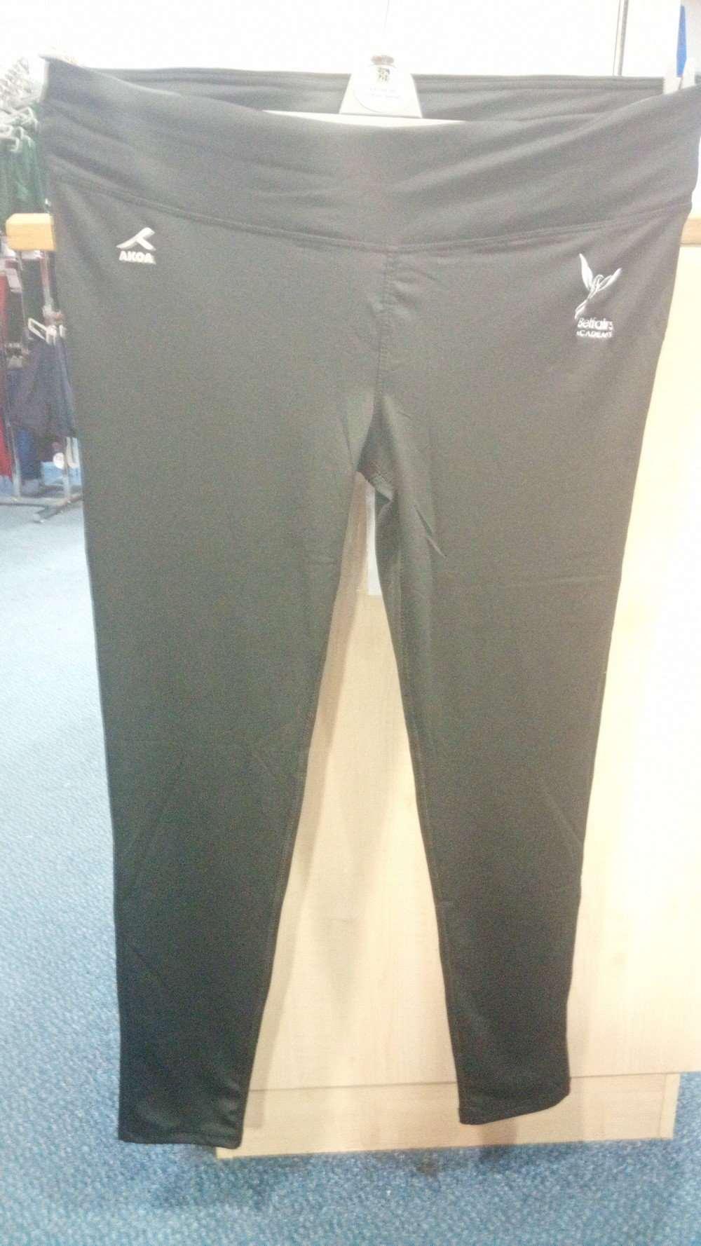 Belfairs Academy - Girls Leggings (Black) with School Logo - Schoolwear Centres | School Uniform Centres