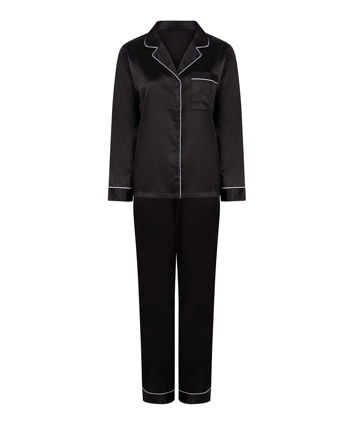 Women's satin long pyjamas