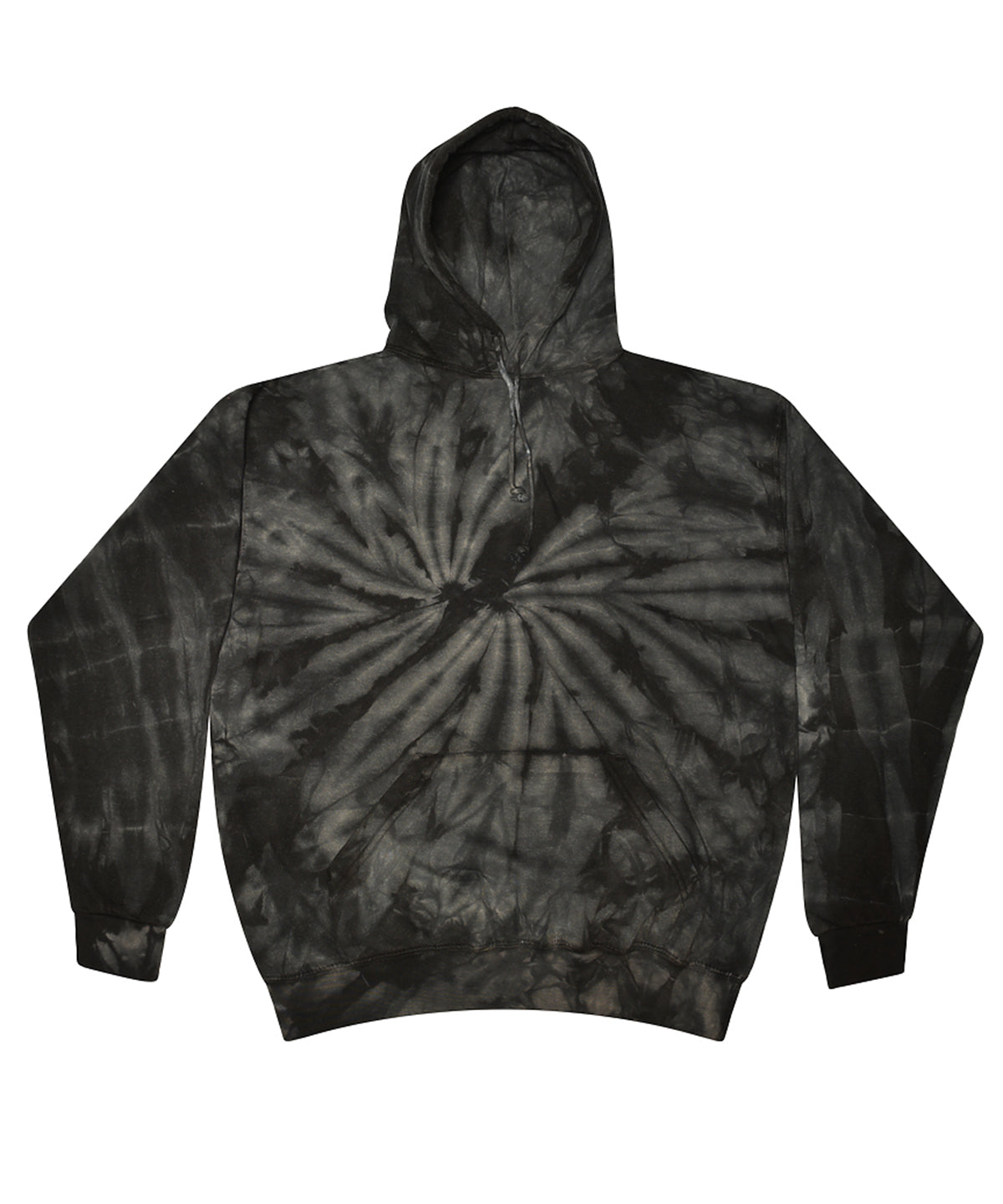 Spider Black Rainbow tie-dye hoodie Schoolwear Centres