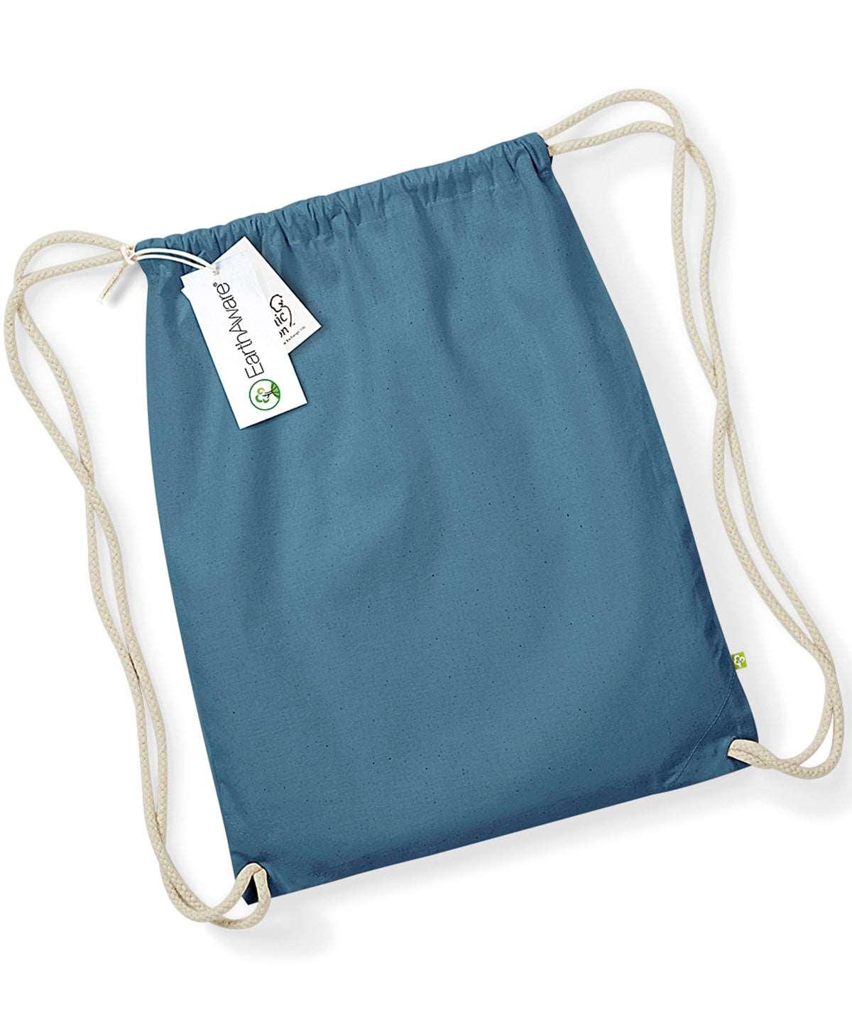 Airforce Blue - EarthAware® organic gymsac Bags Westford Mill Bags & Luggage, New Colours For 2022, Organic & Conscious Schoolwear Centres