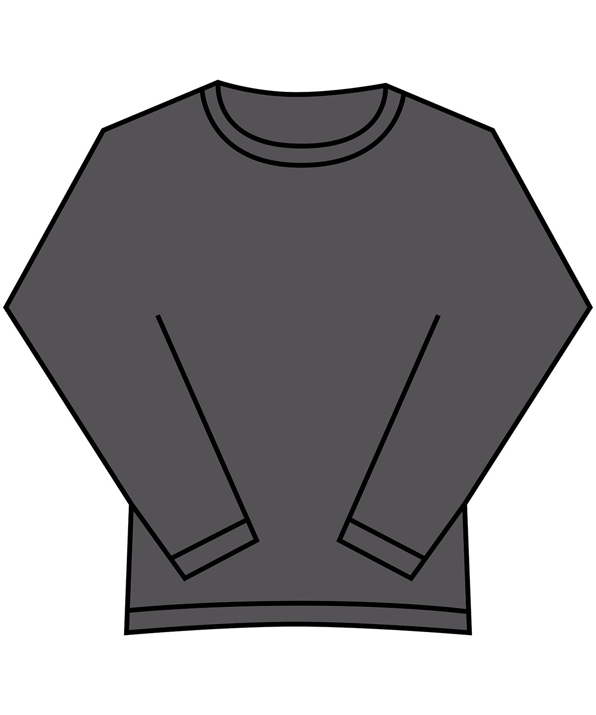 Women’s vintage heavy crew neck