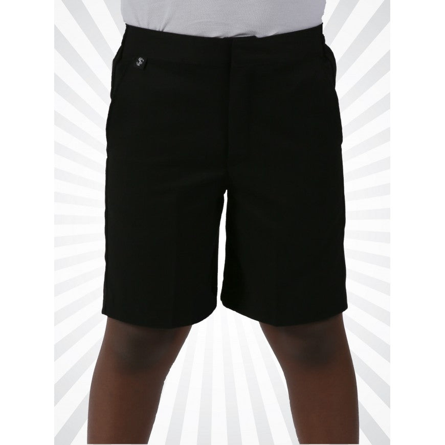Boys Slim Fit Summer Shorts | Black | Grey - Schoolwear Centres | School Uniforms near me