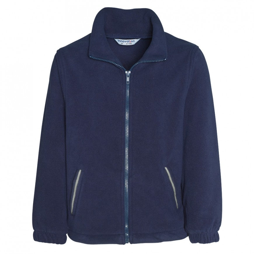 Eversley Primary School Navy Fleece Jacket with School Logo - Schoolwear Centres | School Uniforms near me