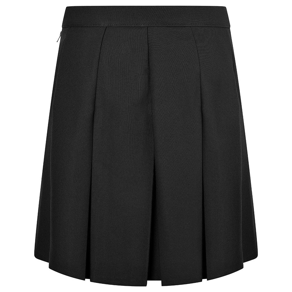 Stitched Down Box Pleat Skirts / Standard Length | Black | Navy | Grey - Schoolwear Centres | School Uniforms near me
