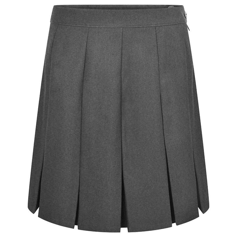 Stitched Down Box Pleat Skirts / Standard Length | Black | Navy | Grey - Schoolwear Centres | School Uniforms near me