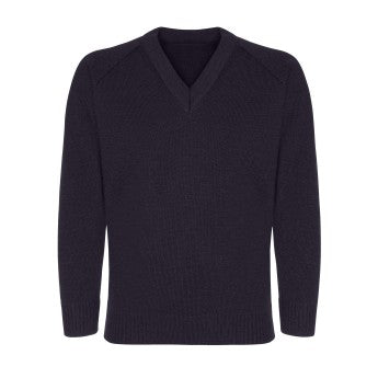 Oakfield Primary School Uniform | Navy Knitted Jumper with School Logo