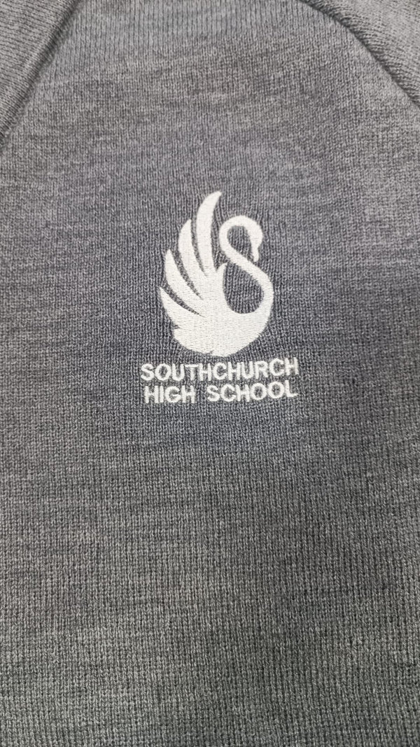 Southchurch High School Uniform | Grey Knitted Jumpers with The School Logo - Schoolwear Centres | School Uniforms near me
