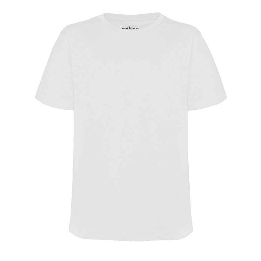 St Anne Line Catholic Infants School - White P E Top with School Logo - Schoolwear Centres | School Uniforms near me