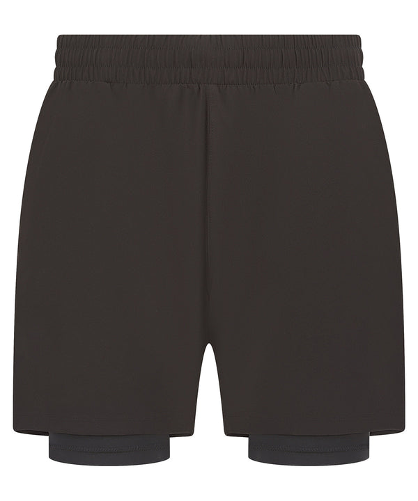 Double-layer sports shorts