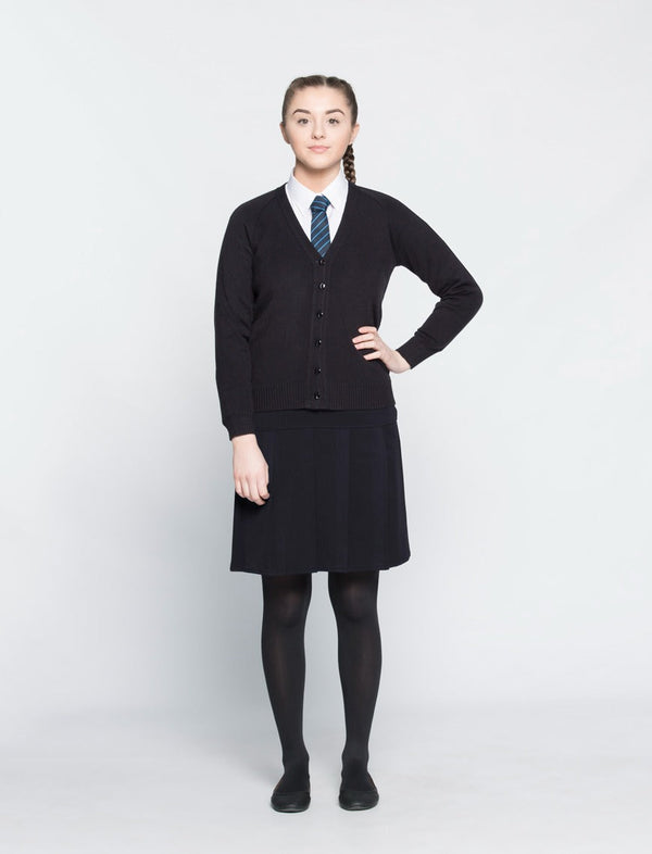 The Bromfords School Uniform | Navy Knitted (new) Cardigans with Logo