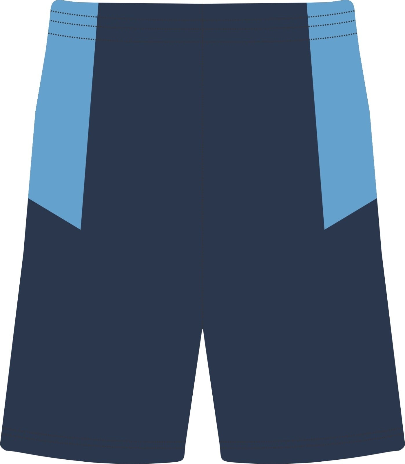 The Bromfords School | Official (new) Navy / Cyclone Blue Sports Shorts - Schoolwear Centres | School Uniforms near me