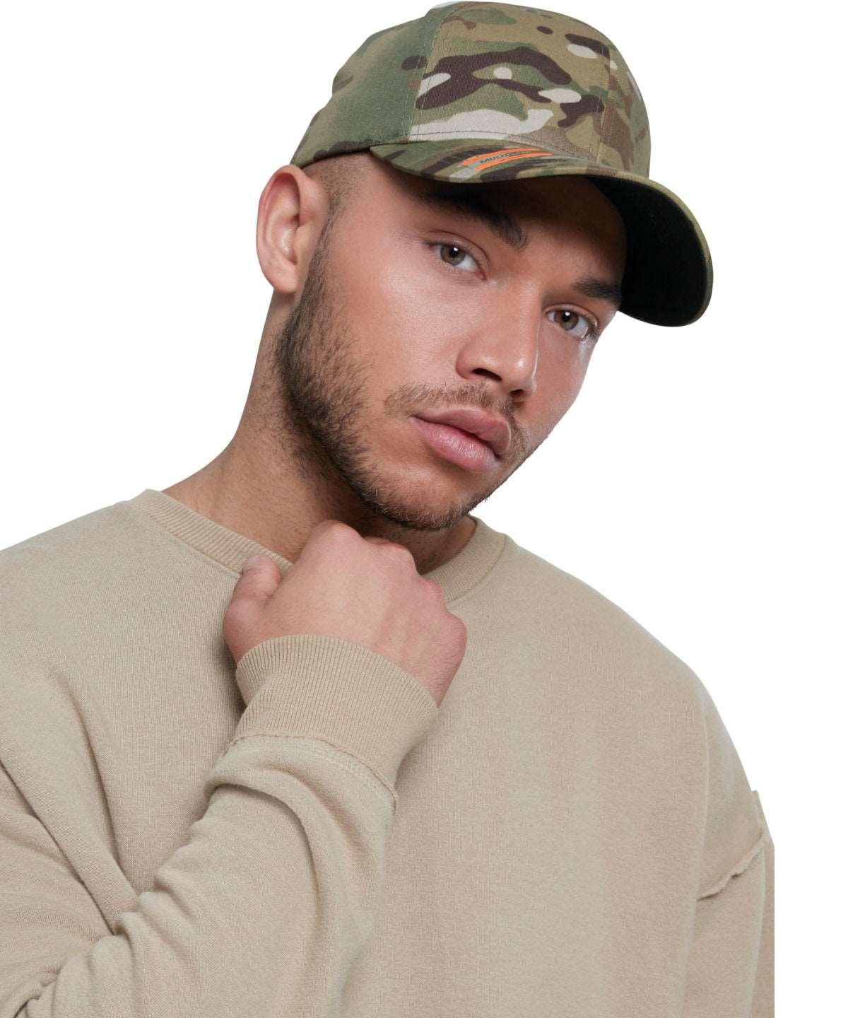 Alpina Multicam - Flexfit Multicam® (6277MC) Caps Flexfit by Yupoong Camo, Headwear, New Colours for 2023 Schoolwear Centres