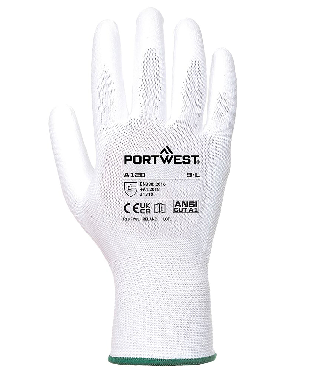 White - PU palm glove (A120) - Schoolwear Centres | School Uniforms near me