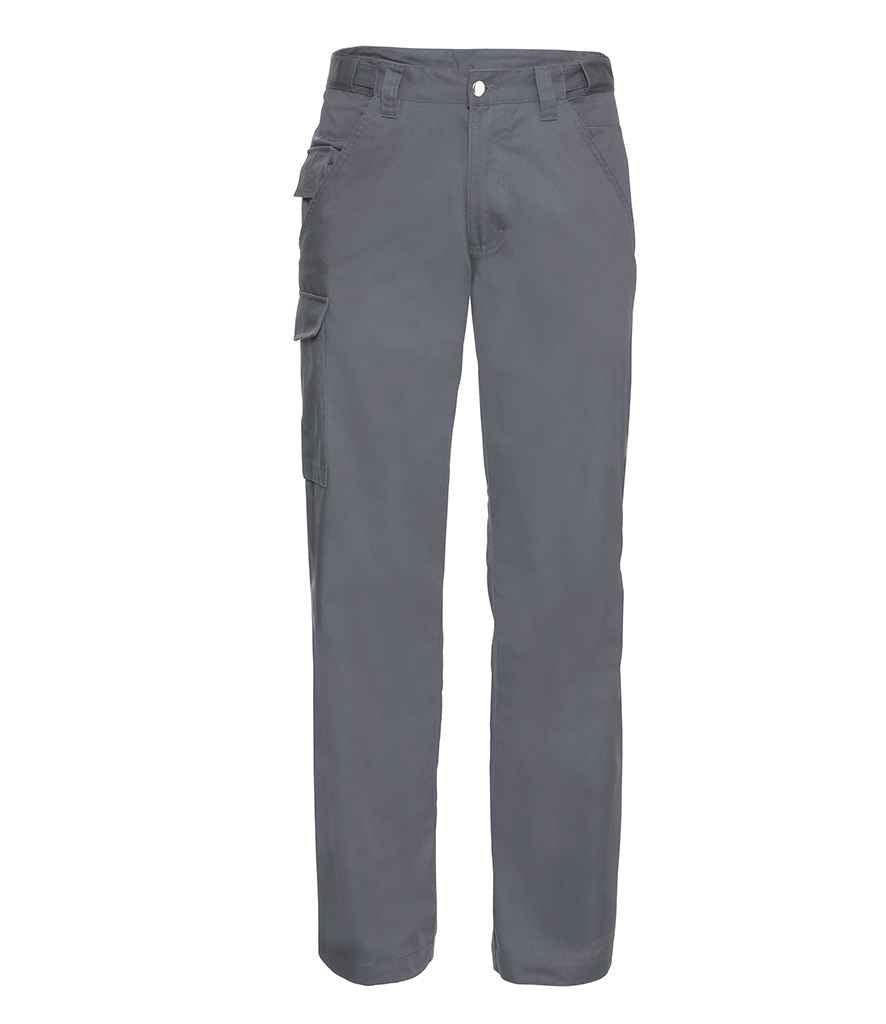 Russell Work Trousers | Convoy Grey Trousers Russell style-001m Schoolwear Centres