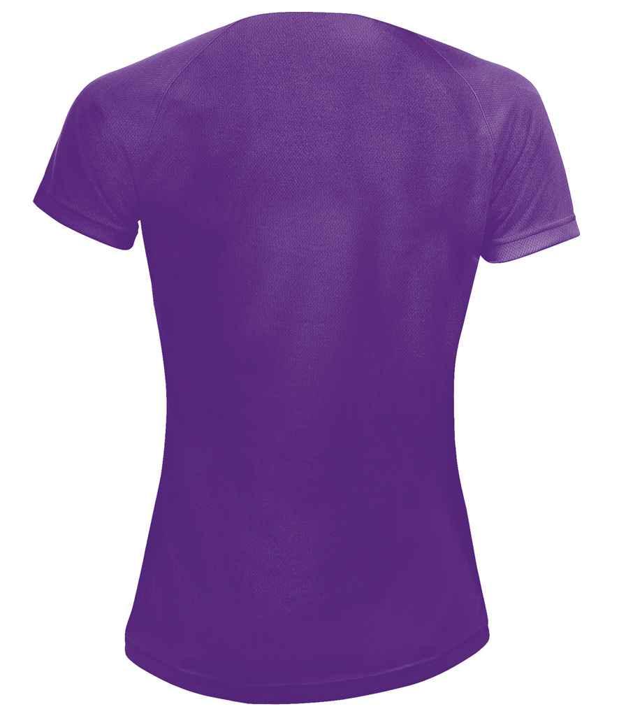 SOL'S Ladies Sporty Performance T-Shirt | Dark Purple T-Shirt SOL'S style-01159 Schoolwear Centres