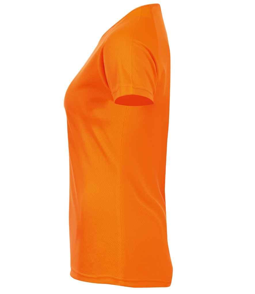 SOL'S Ladies Sporty Performance T-Shirt | Neon Orange T-Shirt SOL'S style-01159 Schoolwear Centres