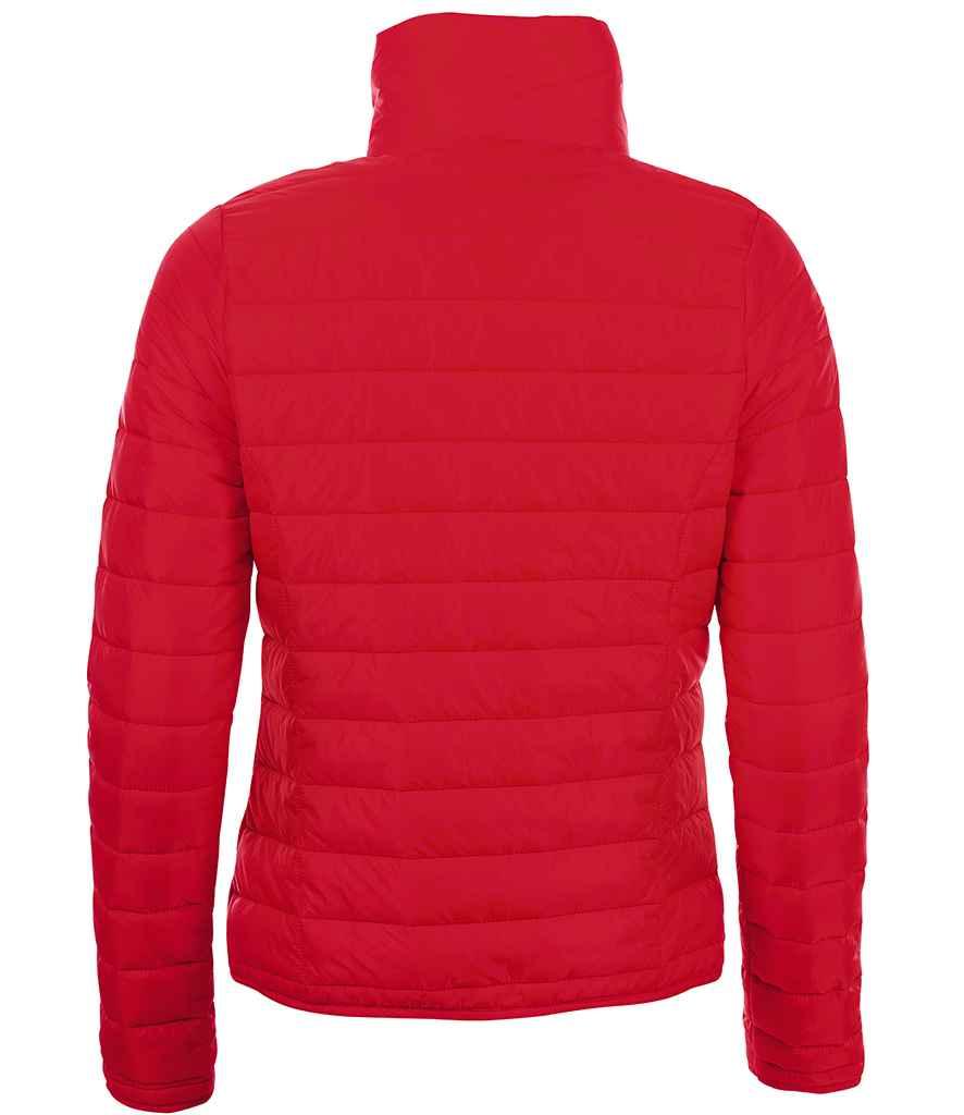 SOL'S Ladies Ride Padded Jacket | Red Jacket SOL'S style-01170 Schoolwear Centres