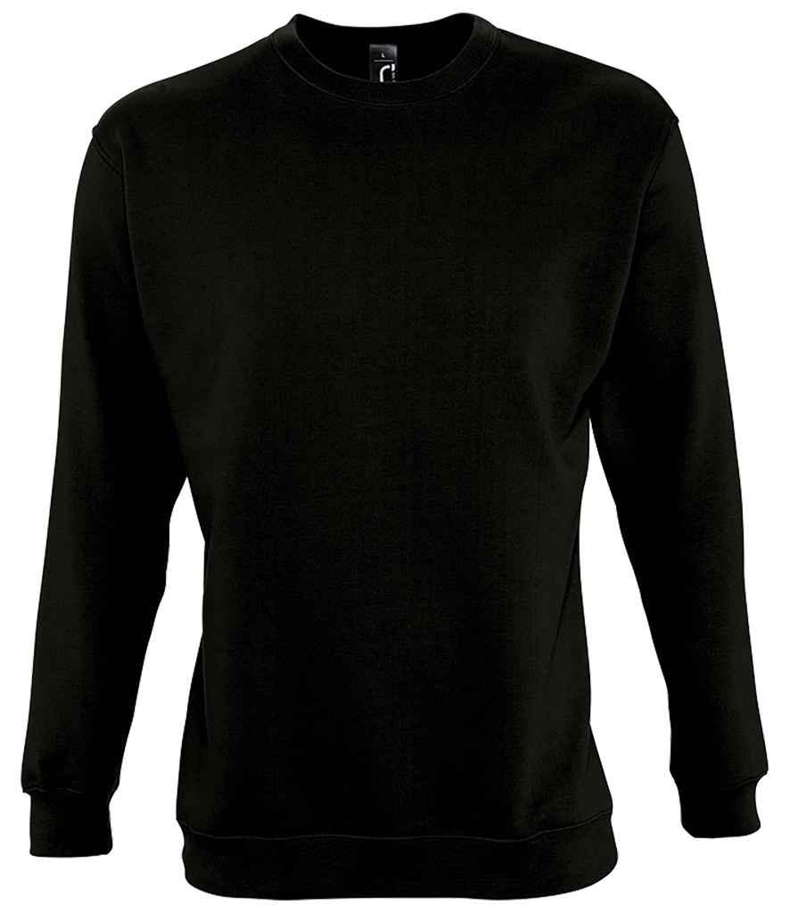 SOL'S Unisex Supreme Sweatshirt | Black Sweatshirt SOL'S style-01178 Schoolwear Centres