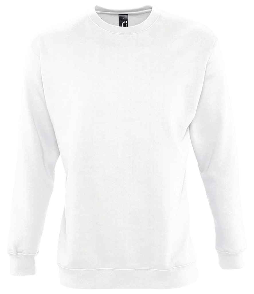 SOL'S Unisex Supreme Sweatshirt | White Sweatshirt SOL'S style-01178 Schoolwear Centres