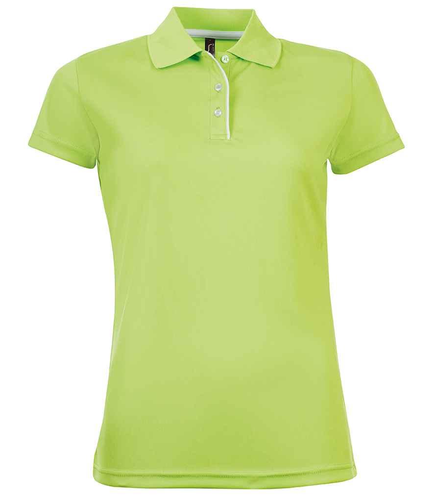 SOL'S Ladies Performer Piqué Polo Shirt | Apple Green Polo SOL'S style-01179 Schoolwear Centres