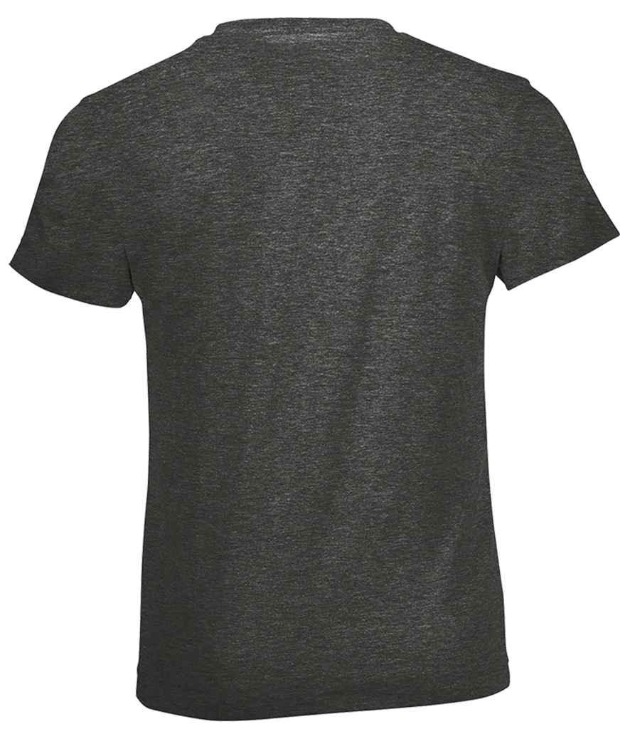 SOL'S Kids Regent Fit T-Shirt | Charcoal Marl T-Shirt SOL'S style-01183 Schoolwear Centres
