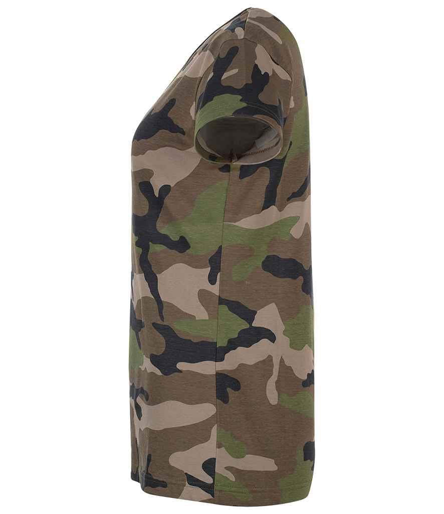 SOL'S Ladies Camo T-Shirt | Camouflage T-Shirt SOL'S style-01187 Schoolwear Centres
