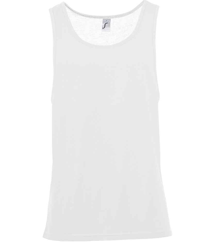 SOL'S Unisex Jamaica Tank Top | White T-Shirt SOL'S style-01223 Schoolwear Centres