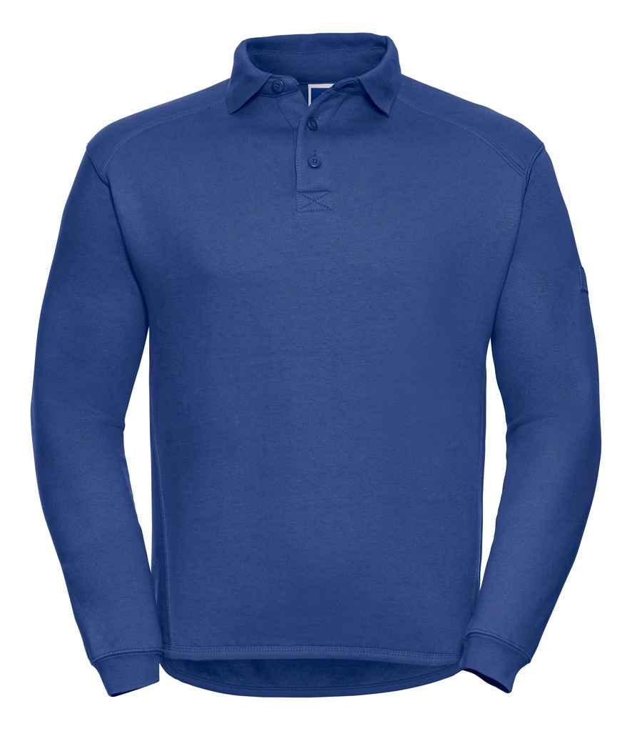 Russell Heavy Duty Collar Sweatshirt | Bright Royal Sweatshirt Russell style-012m Schoolwear Centres