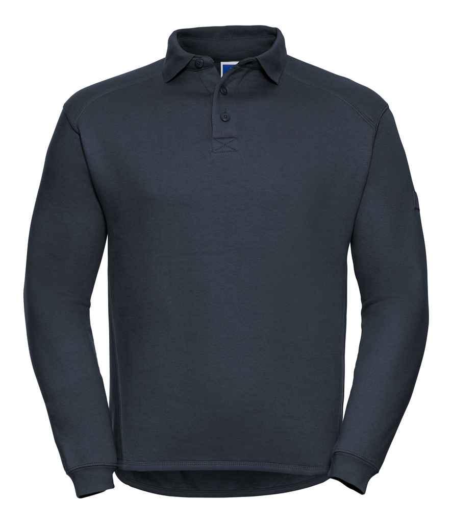 Russell Heavy Duty Collar Sweatshirt | French Navy Sweatshirt Russell style-012m Schoolwear Centres