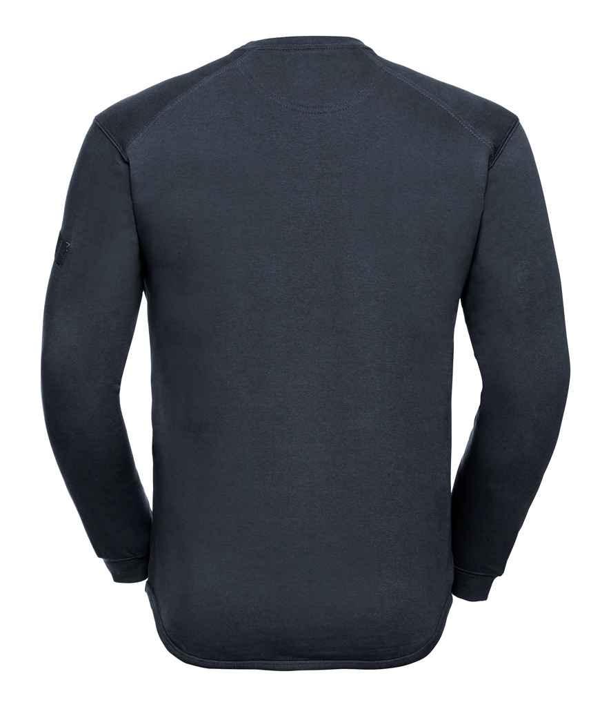 Russell Heavyweight Sweatshirt | French Navy Sweatshirt Russell style-013m Schoolwear Centres