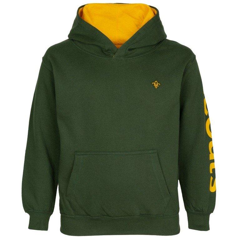 Fleur de Lis Scouts Brights Contrast Kids Hoodie - Schoolwear Centres | School Uniforms near me