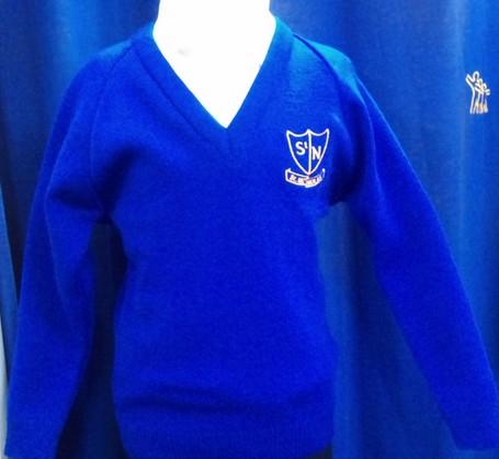 St Nicholas C Of E Primary School - Royal Knitted (Knitwear) Jumper with School logo - Schoolwear Centres | School Uniform Centres