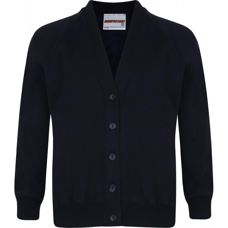 Sweatshirt Cardigans - available in 15 Colours - Schoolwear Centres | School Uniform Centres
