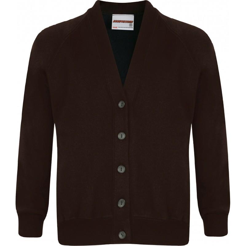 Sweatshirt Cardigans - available in 15 Colours - Schoolwear Centres | School Uniform Centres