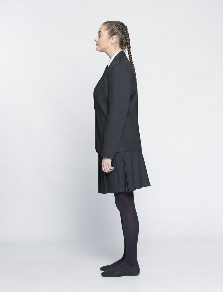 Hassenbrook Academy - Girls 3 buttoned Designer Jacket with School Logo - Schoolwear Centres | School Uniform Centres