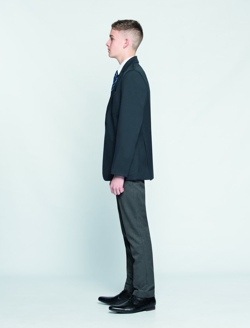 Hassenbrook Academy - Boys 3 buttoned Designer Jacket with School Logo - Schoolwear Centres | School Uniform Centres