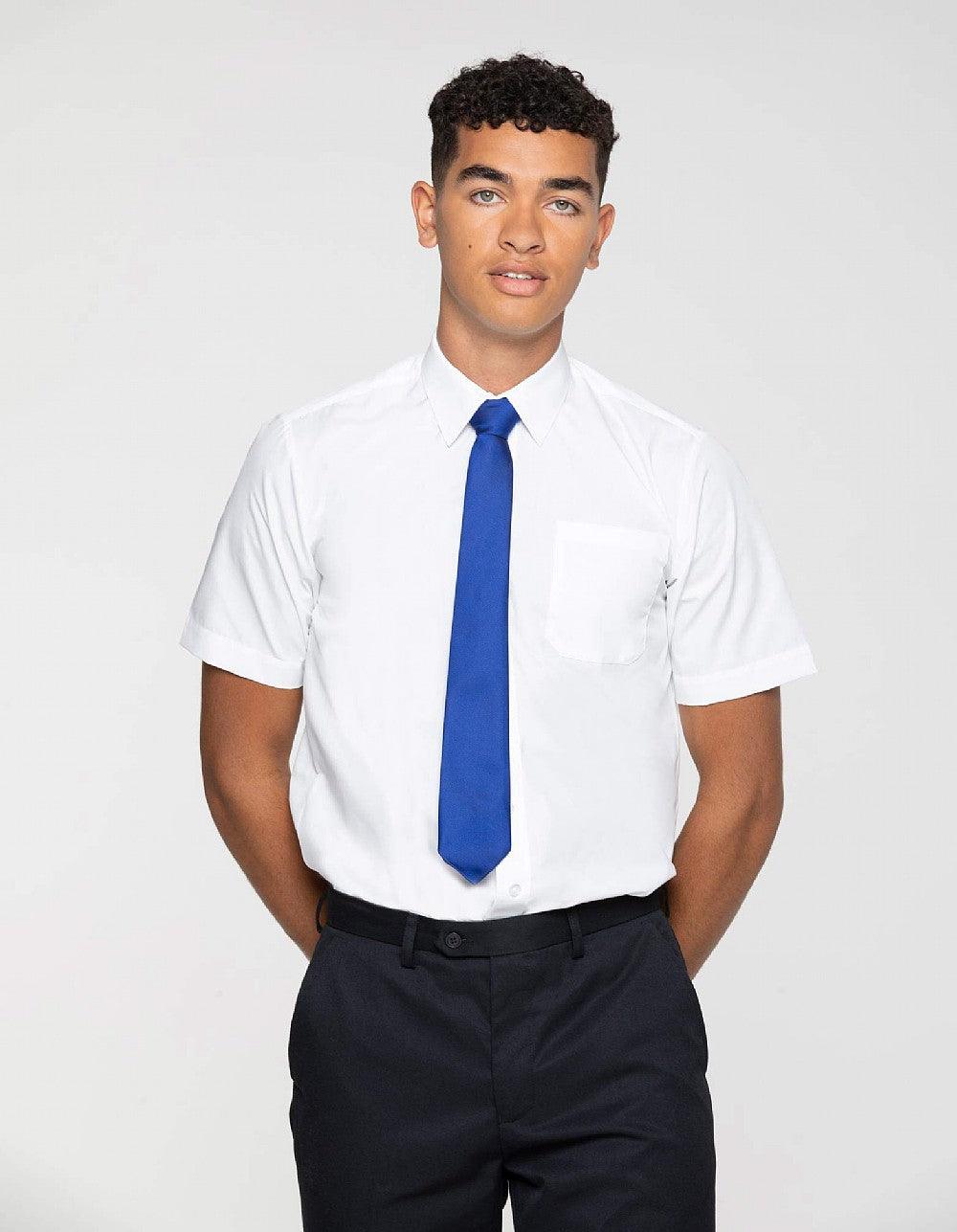 Boys Shirts (S/Sleeve & L/Sleeve) Twin Packs | Slim-Fit Non-Iron Shirts - Schoolwear Centres | School Uniforms near me