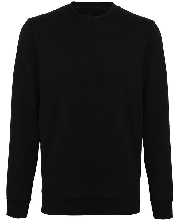 Black - Affordable Fashion Claredale - Diamond quilted jumper Knitted Jumpers Last Chance to Buy Knitwear Schoolwear Centres