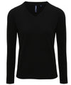 Women's cotton blend v-neck sweater
