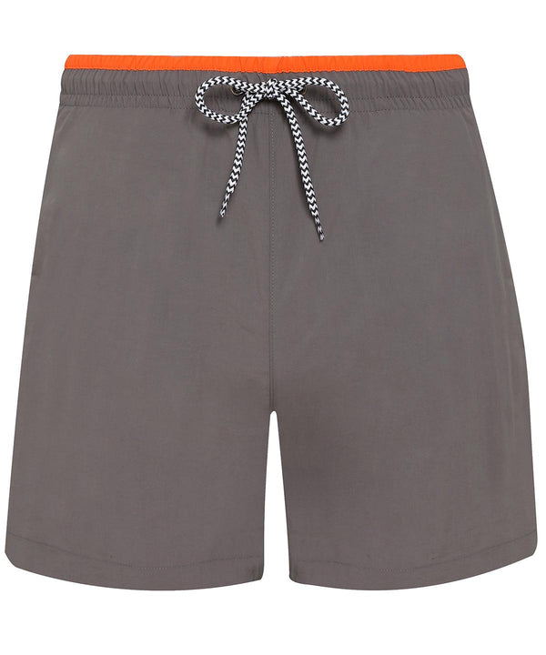 Slate/Orange - Swim shorts Shorts Asquith & Fox Holiday Season, Must Haves, Plus Sizes, Raladeal - Recently Added, Resortwear, Sports & Leisure, Trousers & Shorts Schoolwear Centres