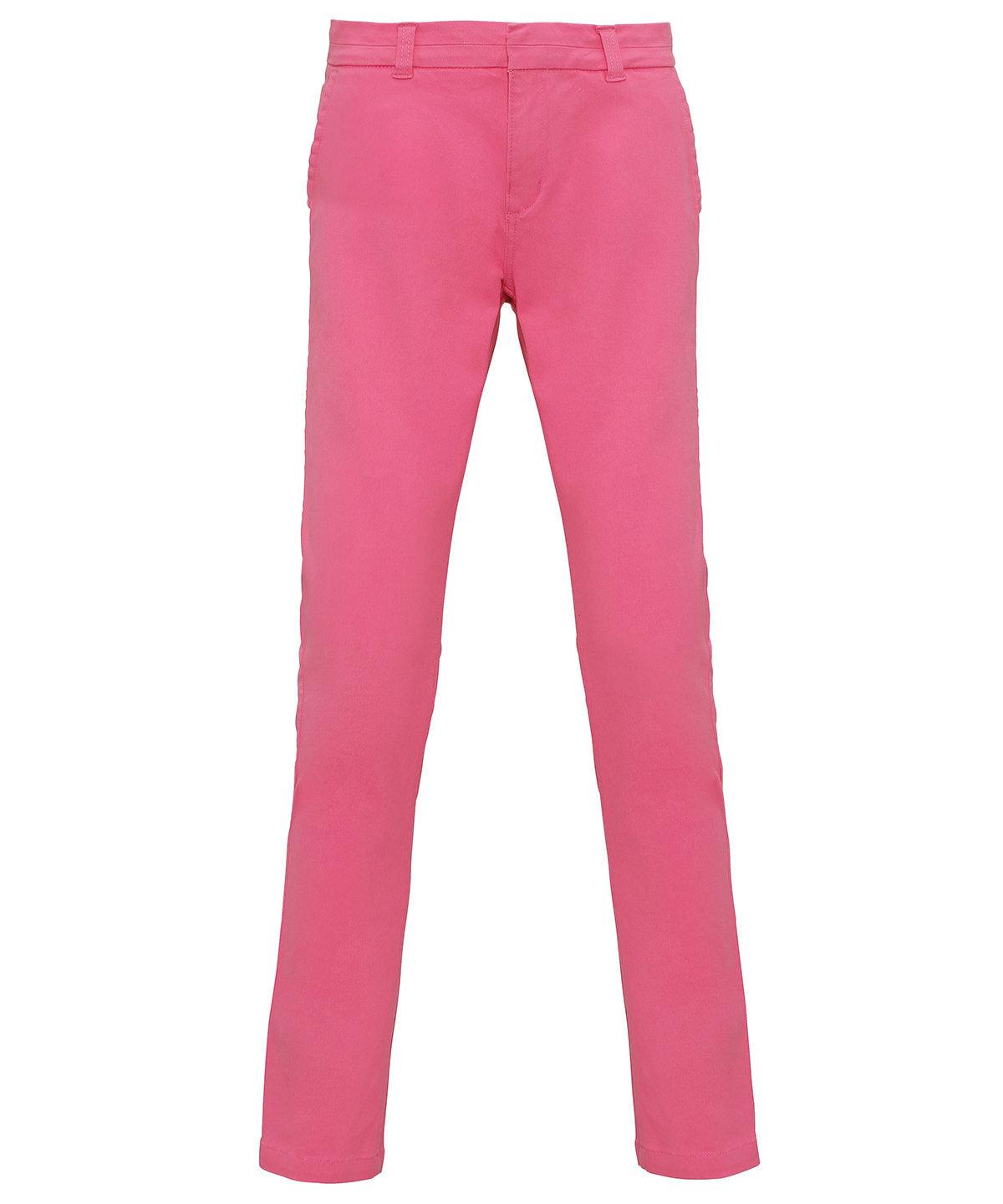 Pink Carnation - Women's chinos Trousers Asquith & Fox Must Haves, Raladeal - Recently Added, Tailoring, Trousers & Shorts, Women's Fashion Schoolwear Centres