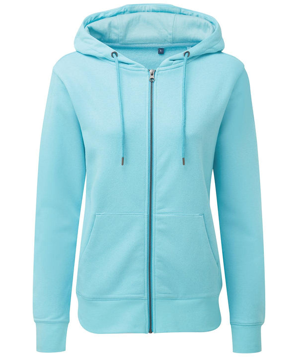 Bright Ocean - Women's zip-through organic hoodie Hoodies Asquith & Fox Conscious cold weather styles, Home of the hoodie, Hoodies, Organic & Conscious, Rebrandable, Women's Fashion Schoolwear Centres