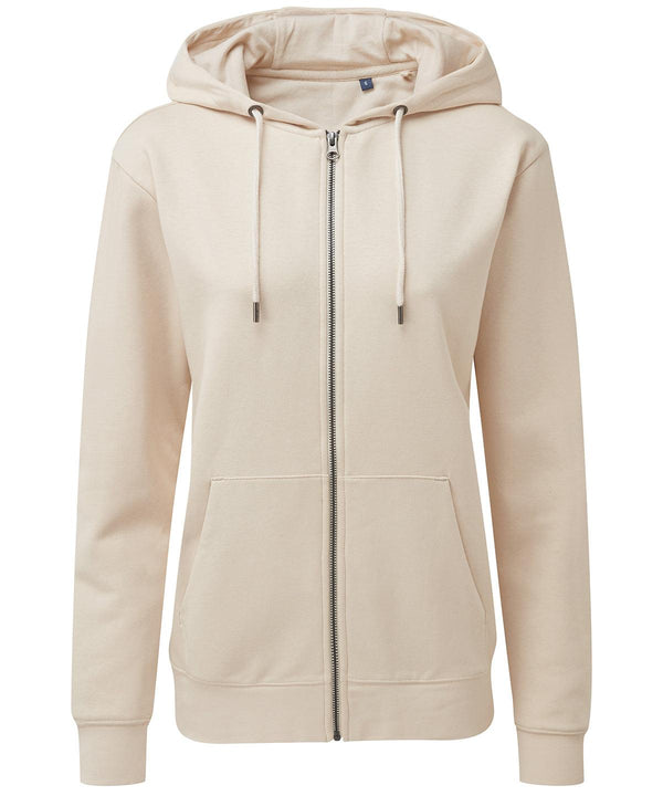 Natural - Women's zip-through organic hoodie Hoodies Asquith & Fox Conscious cold weather styles, Home of the hoodie, Hoodies, Organic & Conscious, Rebrandable, Women's Fashion Schoolwear Centres