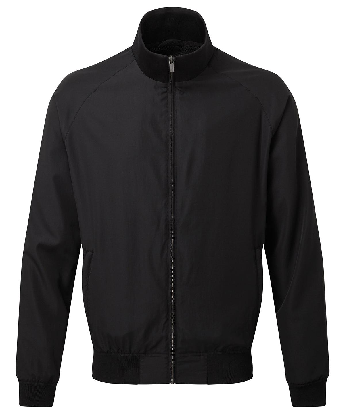 Black - Men's Harrington jacket Jackets Asquith & Fox Jackets & Coats, Raladeal - Recently Added, Rebrandable, Streetwear Schoolwear Centres