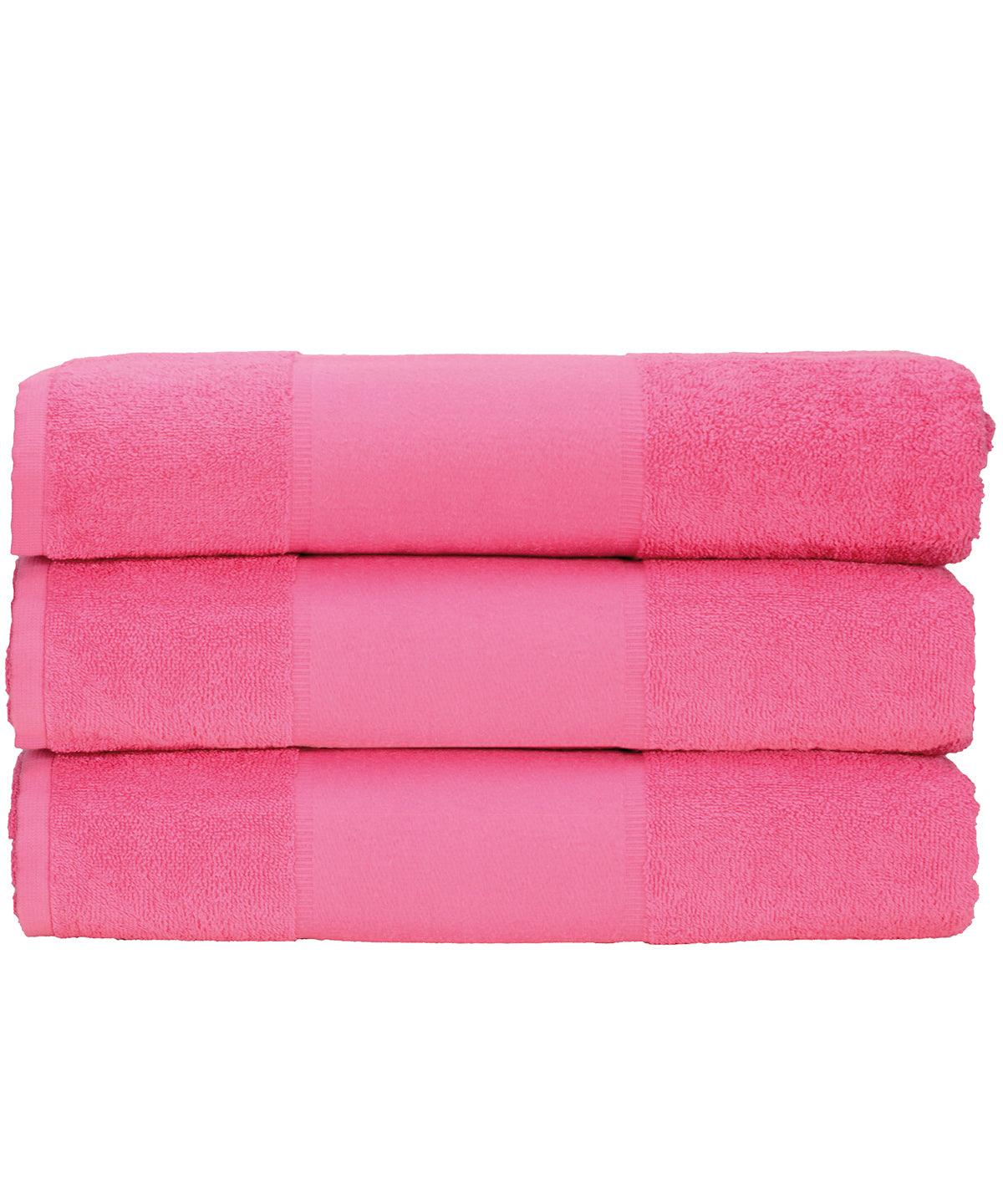 Pink - ARTG® PRINT-Me® hand towel Towels A&R Towels Homewares & Towelling, Must Haves Schoolwear Centres