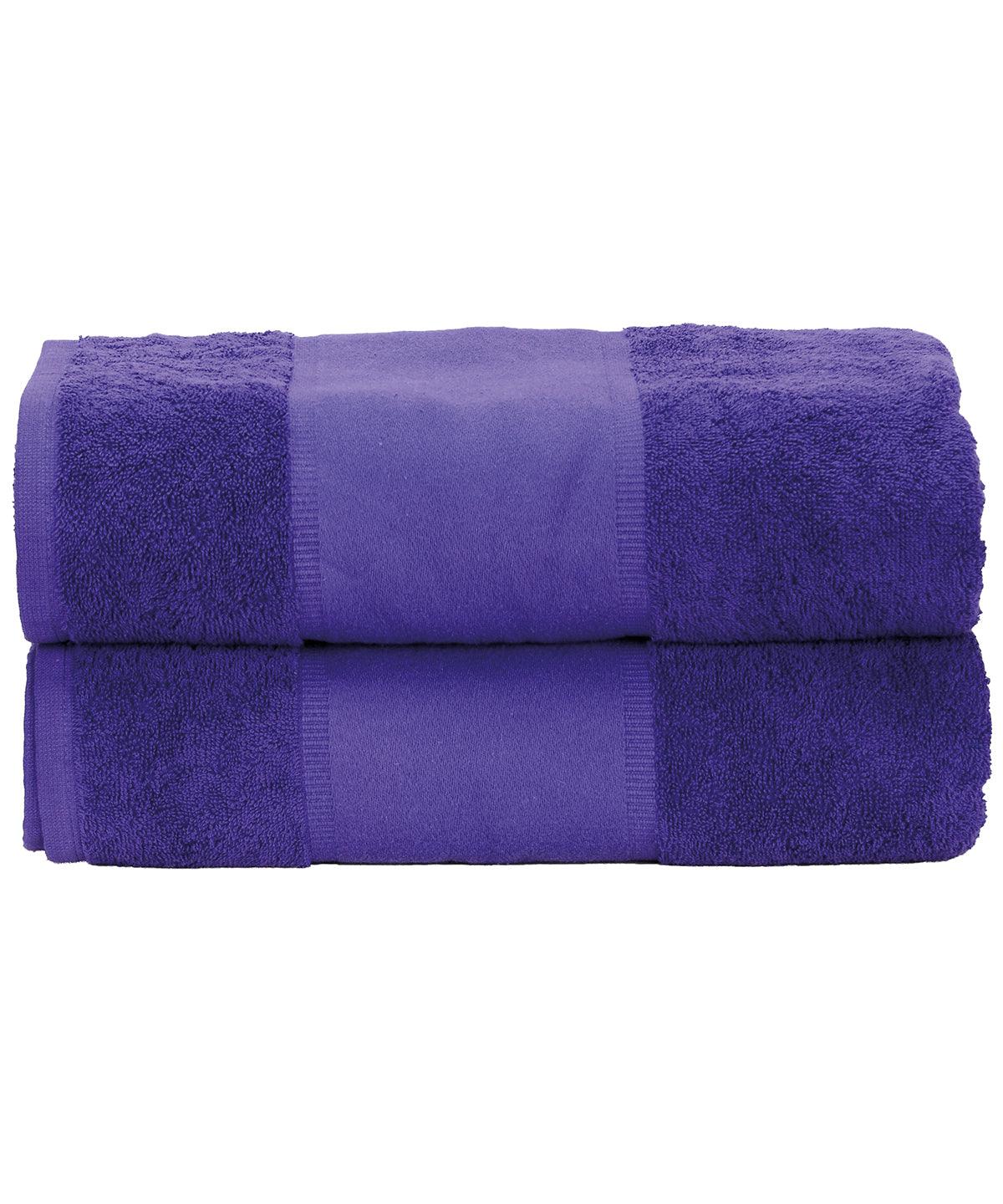 Purple - ARTG® PRINT-Me® bath towel Towels A&R Towels Homewares & Towelling, Must Haves Schoolwear Centres