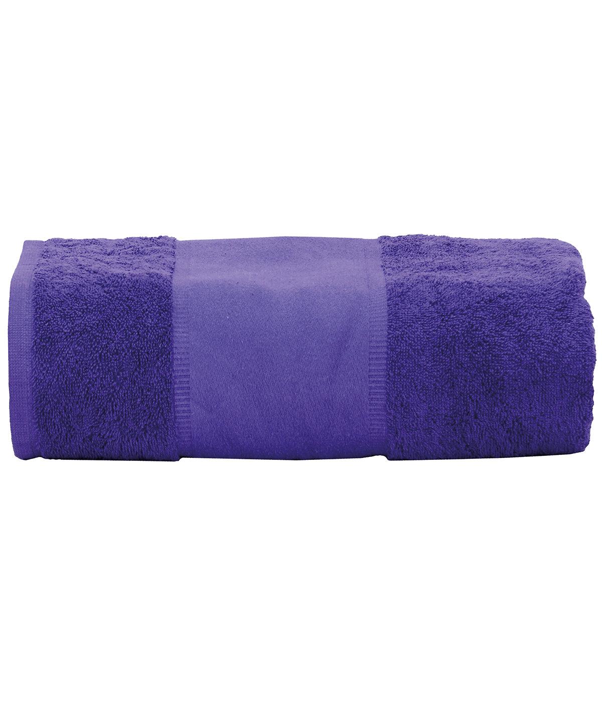 Purple - ARTG® PRINT-Me® big towel Towels A&R Towels Homewares & Towelling Schoolwear Centres