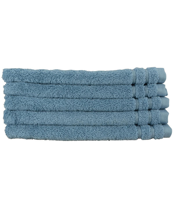 Blue - ARTG® Organic guest towel Towels A&R Towels Gifting & Accessories, Homewares & Towelling, Must Haves, Organic & Conscious Schoolwear Centres