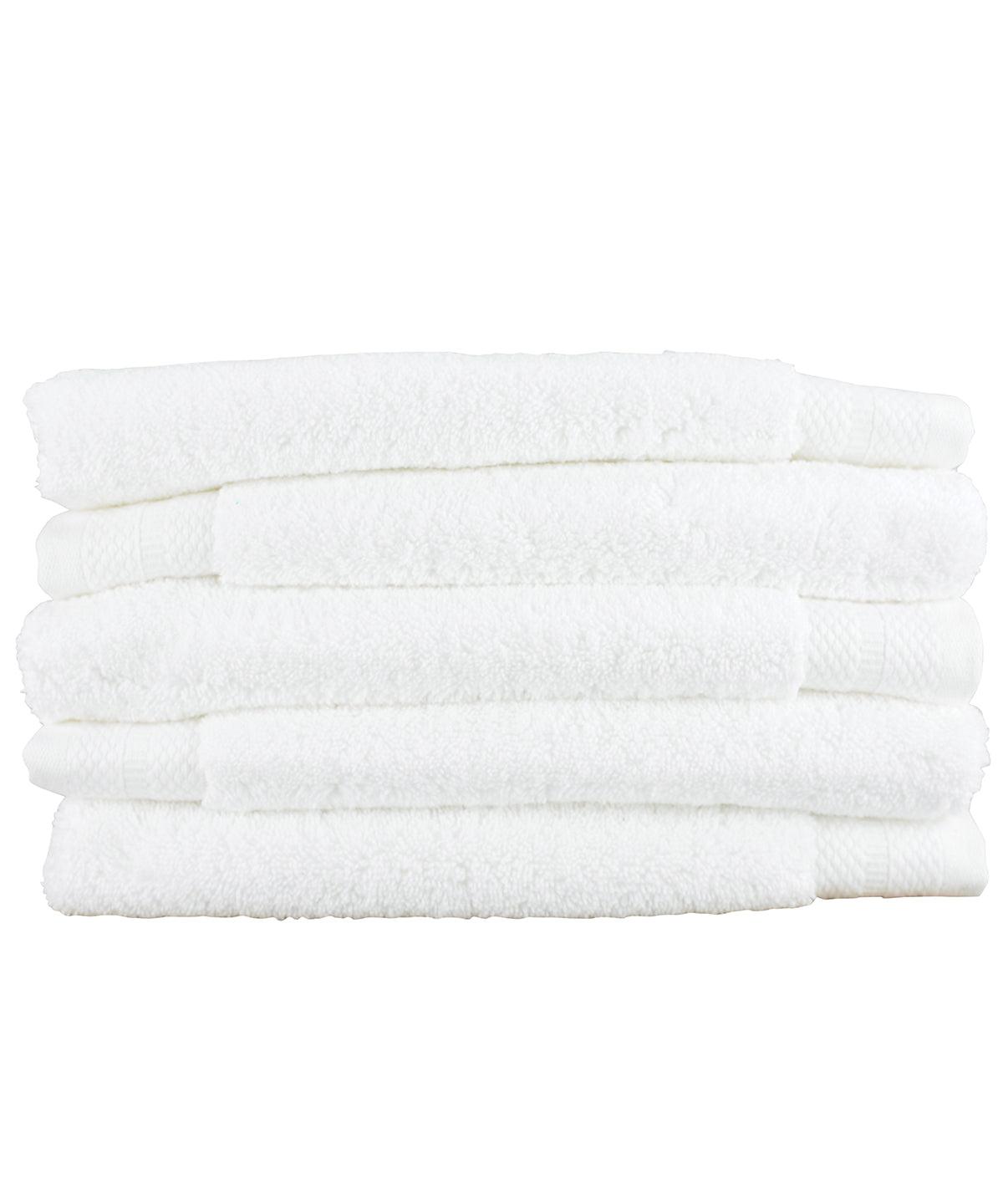 Pure White - ARTG® Pure luxe guest towel Towels A&R Towels Gifting & Accessories, Homewares & Towelling Schoolwear Centres