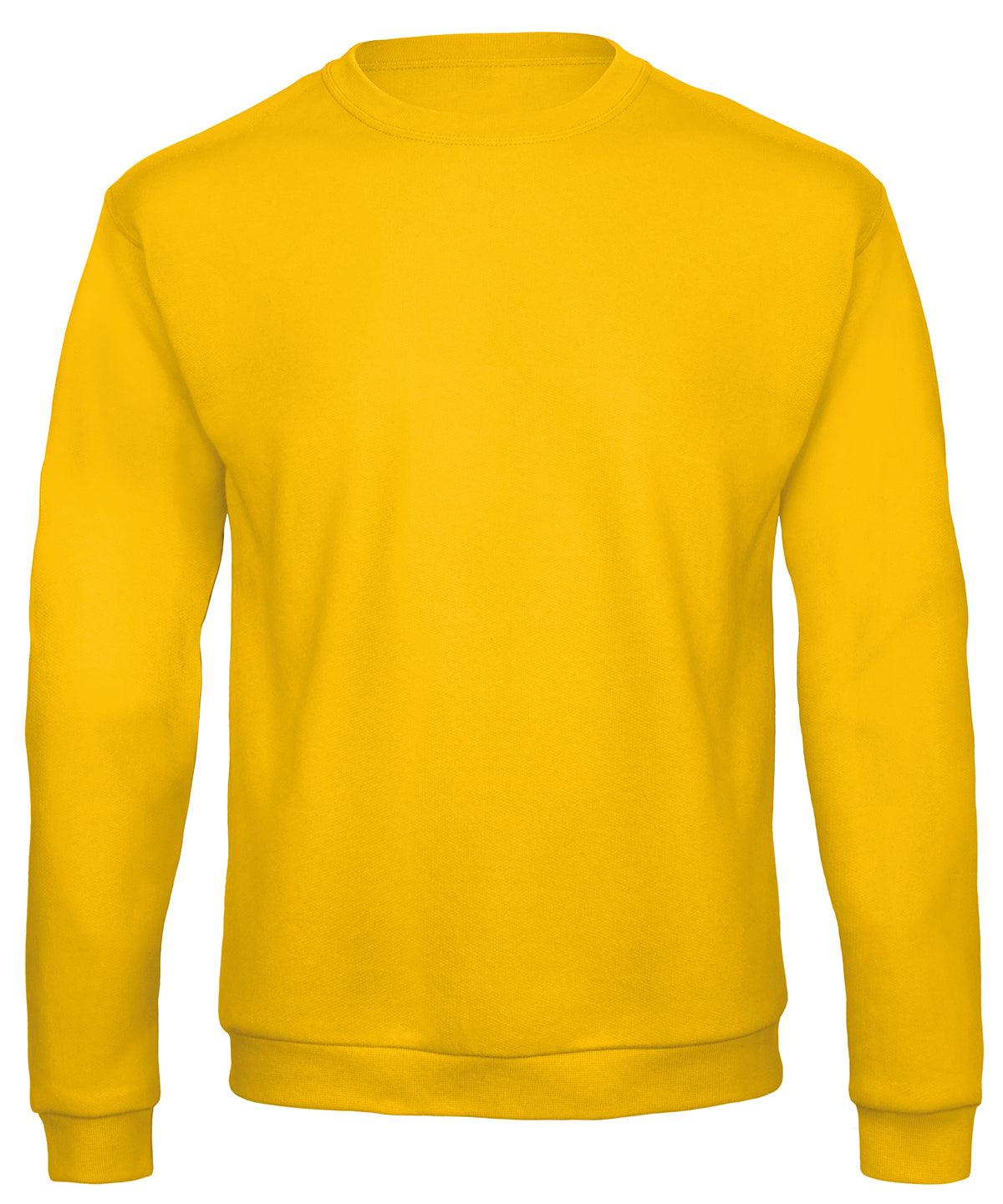 Gold - B&C ID.202 50/50 sweatshirt Sweatshirts B&C Collection Plus Sizes, Rebrandable, Sweatshirts Schoolwear Centres